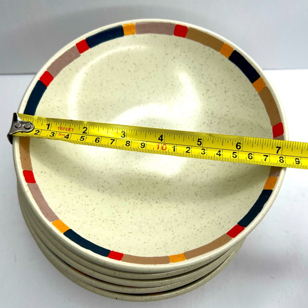 Vignelli Sasaki Stoneware Arizona Red Soup Bowl. 1985 Made In Japan. Price/Bowl